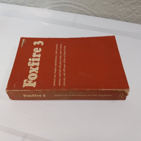 Foxfire 3 Book Eliot Wigginton Anchor Press Paperback Collectible - Picture 3 of 5